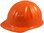 SkullBucket Aluminum Cap Style Hard Hats ~ Hi Viz Orange