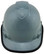 Pyramex Ridgeline Cap Style Hard Hats Gray - Edge Front