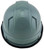 Pyramex Ridgeline Cap Style Hard Hats Gray - Edge Back