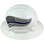 Pyramex Ridgeline Full Brim Hard Hats White - Left View