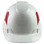 Pyramex Ridgeline Cap Style Hard Hats White -   Front View