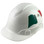 Pyramex Ridgeline Cap Style Hard Hats White - Oblique View