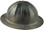 SkullBucket Aluminum Full Brim Hard Hats with Ratchet Suspensions - Textured - Right Side View