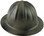 SkullBucket Aluminum Full Brim Hard Hats with Ratchet Suspensions - Textured - Front View