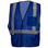 Pyramex NON-ANSI Mesh Safety Vests w/ Silver Stripes - Blue