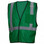 Pyramex NON-ANSI Mesh Safety Vests w/ Silver Stripes - Green