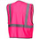 Pyramex NON-ANSI Mesh Safety Vests w/ Silver Stripes - Pink