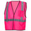 Pyramex NON-ANSI Mesh Safety Vests w/ Silver Stripes - Pink