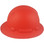 Pyramex Ridgeline Full Brim Style Hard Hat with Red Graphite Pattern