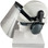 Pyramex Ridgeline Style hard hat with Clear Faceshield, Hard Hat Attachment, and Earmuff - White side