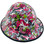 Maui Vacation Design Full Brim Hydro Dipped Hard Hats - Edge Oblique Right