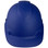 Pyramex Full Brim RIDGELINE Hard Hat Blue Pattern - 4 Point Suspensions ~ Front Side View