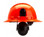 Pyramex Hard Hat Earmuff Attachment  ~ Side View