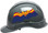 Pyramex Ridgeline Cap Style Hard Hats - Arkansas Flag ~ Left Side  View