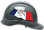 Pyramex Ridgeline Cap Style Hard Hats - Iowa Flag ~ Right Side View