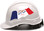 Pyramex Ridgeline Cap Style Hard Hats - Iowa Flag ~ Left Side View