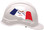 Pyramex Ridgeline Cap Style Hard Hats - Iowa Flag ~ Right Side View