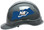 Pyramex Ridgeline Cap Style Hard Hats - Louisiana Flag ~ Left Side View