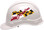 Pyramex Ridgeline Cap Style Hard Hats - Maryland Flag ~ Left Side View