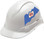 Pyramex Ridgeline Cap Style Hard Hats - Minnesota Flag ~ Profile