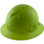 Pyramex Ridgeline Vented Lime Full Brim Style Hard Hat - 4 Point Suspensions Oblique