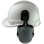 Pyramex Ridgeline Cap Style hard hat with Earmuff Attachment (KIT-HP44110-CM6010)