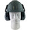 Pyramex Ridgeline Cap Style hard hat with Earmuff Attachment (KIT-HP44110-CM6010)