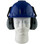 Pyramex Ridgeline Cap Style hard hat with Earmuff Attachment (KIT-HP44110-CM6010)