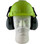 Pyramex Ridgeline Cap Style hard hat with Earmuff Attachment (KIT-HP44110-CM6010)