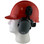 Pyramex Ridgeline Cap Style hard hat with Earmuff Attachment (KIT-HP44110-CM6010)