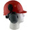 Pyramex Ridgeline Cap Style hard hat with Earmuff Attachment (KIT-HP44110-CM6010)