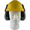 Pyramex Ridgeline Cap Style hard hat with Earmuff Attachment (KIT-HP44110-CM6010)