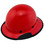 DAX Fiberglass Composite Hard Hat - Full Brim Factory Red with Edge
Left Side Oblique View