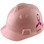 Cap Style Breast Cancer Awareness Ribbon Hard Hats