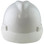 MSA V-Gard Cap Style Breast Cancer Awareness Ribbon Hard Hats with Fas-Trac Suspensions White