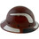 DAX Fiberglass Composite Hard Hat - Full Brim Natural Tan with Reflective White Decal Kit Applied