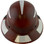 DAX Fiberglass Composite Hard Hat - Full Brim Natural Tan with Reflective White Decal Kit Applied