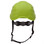 Pyramex Ridgeline XR7 Safety Helmet with 6 Point Suspension - Lime