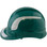 Pyramex Ridgeline Cap Style Hard Hats Green with White Reflective Decals Applied