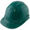 Pyramex Ridgeline Cap Style Hard Hats Green with Green Reflective Decals Applied