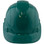 Pyramex Ridgeline Cap Style Hard Hats Green with Green Reflective Decals Applied