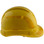 Pyramex Ridgeline Cap Style Hard Hats Yellow with Yellow Reflective Decals Applied