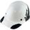 Actual Carbon Fiber Hard Hat - Cap Style 5050 Camo Black and White