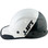 Actual Carbon Fiber Hard Hat - Cap Style 5050 Camo Black and White with Protective Edge
