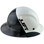 Actual Carbon Fiber Hard Hat - Full Brim 5050 Camo Black and White