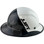 Actual Carbon Fiber Hard Hat - Full Brim 5050 Camo Black and White with Protective Edge