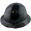 Actual Carbon Fiber Hard Hat - Full Brim Camo Black 