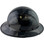 Actual Carbon Fiber Hard Hat - Full Brim Camo Black with Protective Edge