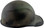 DAX Fiberglass Composite Hard Hat - Cap Style Textured Camo with Protective Edge