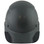 DAX Fiberglass Composite Hard Hat - Cap Style Textured Gunmetal Gray 